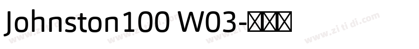 Johnston100 W03字体转换